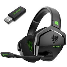 NUBWO G06 Double Casque Gaming Sans Fil avec Annulation de Bruit