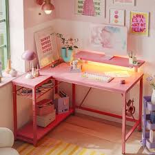 Bestier Étagères Rangement Réversibles pour un Bureau Gaming Enfant Organisé