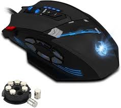 Souris Gaming Zelotes Programmables Respirer Cartouche Personnalisation