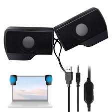 Cypreason Enceinte d'Ordinateur Haut Parleur Multimédia - Son Immersif pour Gamers