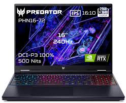 Acer Predator PHN16 72 94FH : Ordinateur Gaming Portable I9 14900HX